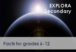 Space background for Explora for grades 6-12 database