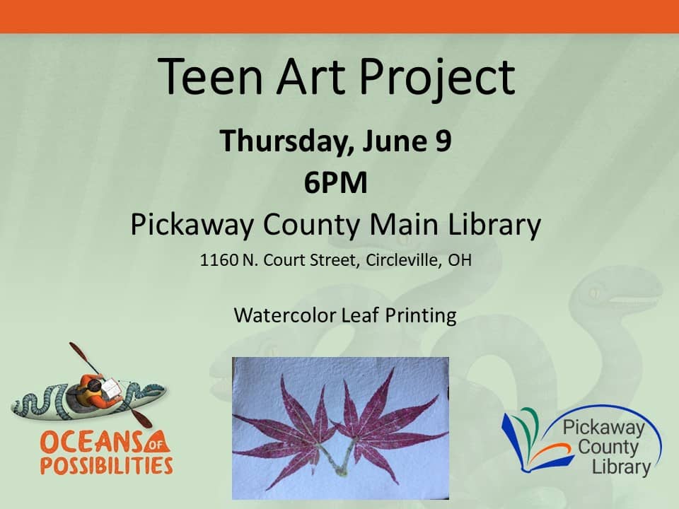 Summer craft for teens & tweens watercolor leaves